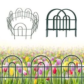 Decorative Garden Fence Rustproof Iron Fencing Animal Barrier 18in X 50ft
