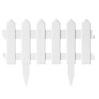Qi004109.6 Decorative Garden Ornamental Edging Border Lawn Picket Fence Landscape Path