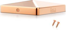 Decorex Hardware Dhppc55cs Solid Copper Heavy Duty Post Caps 5.5x5.5 For Actual 5.5 Inch X5.5 Wood Posts