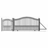 Dg14parsslped Aleko Paris Style Single Slide Steel Driveway Gate 703980255919