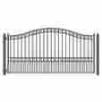 Dg18parssw Unassigned Aleko Paris Style Ornamental Iron Wrought Single Swing 18 Driveway Gate 649870022509