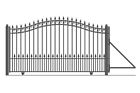 Dg18prassl Aleko Prague Style Ornamental Iron Wrought Single Sliding 649870022516