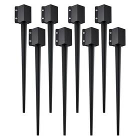 Doba 197988391326 Fence Post Anchor Ground Spike 8 Pack 36 X 4 Inches Outer Diameter Inner