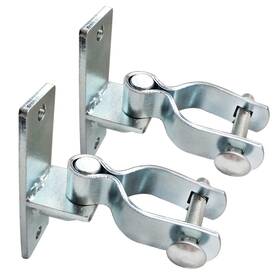 Dorighary Wm-gh-02 2 Pack 1-3/8 Inch Wall Mount Gate Hinge Metal Hinges Fence Post Chain Link Fe