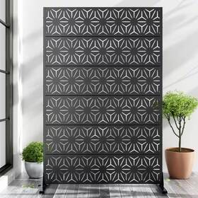 Dovelina 726084975835 72 Inch H X 47 W Wall Sculptures Outdoor Privacy Screens Garden Fence In Blac