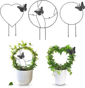 Dtofoot 313054270214 3pack Trellis For Climbing Plants Indoor Rust-proof Potte