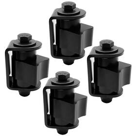 Dtructiew Xymjl02-b 4 Pack Heavy Duty Weld-on Gate Hinges Supports 1100lbs Durable Steel Constr