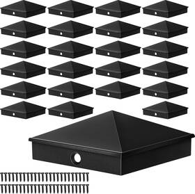 Dunzy 313113672607 4 X Post Caps Aluminum Pyramid Fence Deck Cover For 4ftft