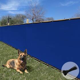 E&k E-0640bl Sunrise 6ft X 40ft Privacy Fence Screen With Grommets Outdoor Windscreen Fence