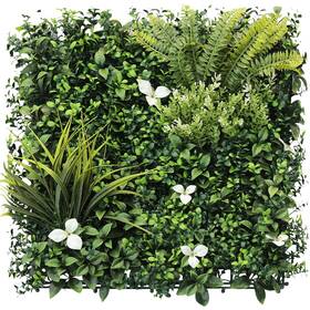 E&k Ek-05m2020 E&k 20 X Artificial Plant Fence Panel Faux Leaves Grass Wall Privacy Screen