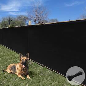 S-0625bk E&k Sunrise 6ft X 25ft Privacy Fence Screen With Grommets Outdoor Windscreen