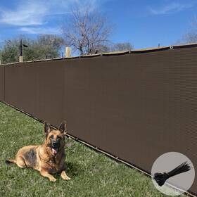 S-0650bw E&k Sunrise 6ft X 50ft Brown Privacy Fence Screen With Grommets Outdoor Windscreen