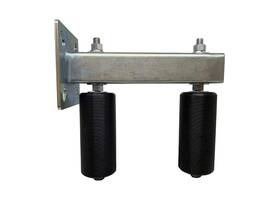 Eagle Access Control Systems Inc. Eg104 Slide Gate Guide Roller 6 Inch Rear Post Welded Assembly Heavy Duty Anti Tippi