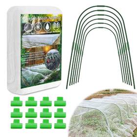 Gnk6-grn-hd Eagle Peak Garden Netting Kit With 8 Ft. X 20 Mesh Plant Cover