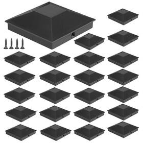 Eapele Ea99158-24b 4x4 3.5in X Wood Fence Post Caps Pp Plastic Water-proof Uv-pro