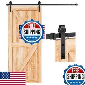 B074sf31b9 Easelife 6.6ft Sliding Barn Door Hardware Track Kit Basic J Pulley Quiet Smooth