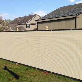 Ecoopts Gdiffs13e0525tn 5ftx25ft Privacy Fence Screen Windscreen With Copper Grommets Fit For Commercial