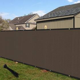 Ecoopts Gdssfs13e0450bw 4ftx50ft Privacy Fence Screen Windscreen With Copper Grommets Fit For Commerci