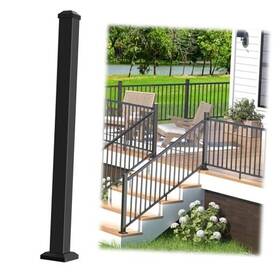 Alupost-39in-p1 Egadis 2.56 Inch X 39 Porch And Deck Railing Post With Screws Aluminum Alupost-39in-p1 Egadis 2.56 Inch X 39 Porch And Deck Railing Post With Screws Aluminum