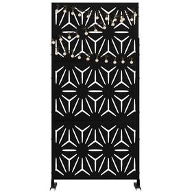 Elevens 4023-usam010 Privacy Screen Outdoor Decorative Panels Planter Wall Metal Fence Pan