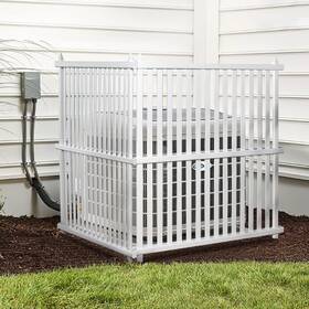 Elevens A-yp01002-vc-usam026 48 Inch W X H Privacy Screen Outdoor Fence Panels For Air Con