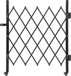 Wy-gmt2lb3pluj Eliteedge Ffwseehdta7z Single Gate 49 Inch H X 72 W Folding Security Door Steel Accordion 6ft