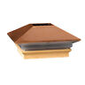 Em8znb7zga General Maine Ornamental Copper Solar Led Metal Pine Deck Post