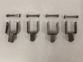 3906 Emcon 4 Black Heavy Duty Galv Steel 2 Inch Male Gate Hinges With 5/8 Pin And Hardware 3906 Emcon 4 Black Heavy Duty Galv Steel 2 Inch Male Gate Hinges With 5/8 Pin And Hardware