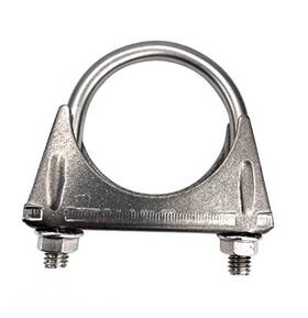 Emotor Industries Cluei-s212 Heavy Duty 2.5 Inch Muffer Clamps Exhaust 2 1/2 Stainless Steel U