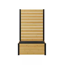 Enclo Privacy Screens 445030195167 Concord 6 Ft. H X 3.4 W 2.2 Ft L Cedar Wood Flat Top Fence Screen