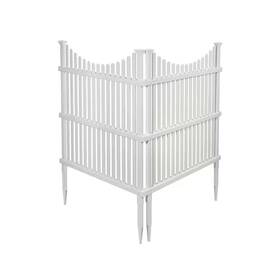 Enclo Privacy Screens 445051490463 4 Ft. H X 3 W White Vinyl Huntersville Screen 2-pack