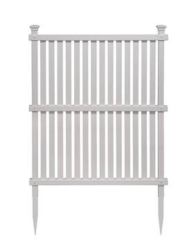 Enclo Privacy Screens 673995190744 45.5in H X 36.5in W 1 Panel No Dig Wilmington White Vinyl Scr