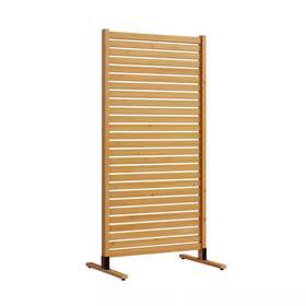 Enclo Privacy Screens 726084438439 Tiaga 6 Ft. H X 3 W Freestanding Or Surface Mounted Slatted Premium Wood Pri