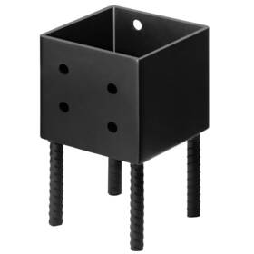Eoere Mw213-b 6x6 Post Base Wet Concrete Fence Holder Anchor Bracket Porch Railing S