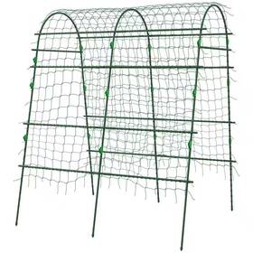 Esiloo 744759451637 81 Inch Metal Arch Trellis For Climbing Plants A-frame Garden Support Cucumbe