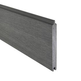 Eurofence 00200 Composite Fence Board Grey 6ft Tongue Groove Euro Style Wood Look Recycled