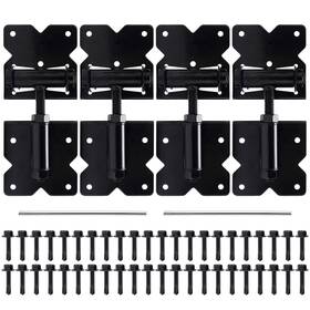 Evcuhasl B0ch9hhdyp Self Closing Gate Hinges Heavy Duty For Vinyl/wooden Fence Gates 90 Degree Adju