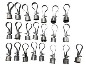 Everbilt 099713049550 22 - 1-3/8 Inch Chain Link Fence Aluminum Rail End And Hook