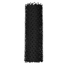 308864eb Everbilt 48 Inch X 50 Ft. 9-gauge Galvanized Steel Black Chain Link Fence Fabric
