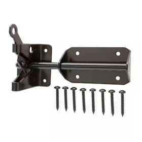Everbilt 313091757754 Black Heavy-duty Gate Latch