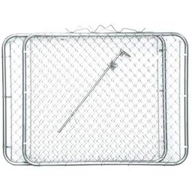 328402eb Everbilt 10 Ft. W X 4 H Galvanized Steel Drive Fence Gate