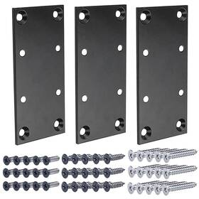 Eyourlife 704444504550 L-shape Corner Bracket Pre-drilled Flat Top Connector For Cable