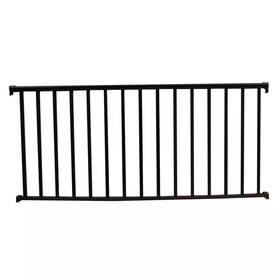 Ez Handrail 711181056662 6 Ft. X 36 Inch Textured Black Aluminum Baluster Railing Kit