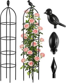 Fabulas 313048897823 Obelisk Trellis For Climbing Plants 6 Ft Garden Rustpro