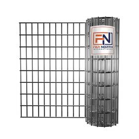 Far North International W14725024 Welded Wire Fencing 72 Inch Garden Galvanized Steel Silver