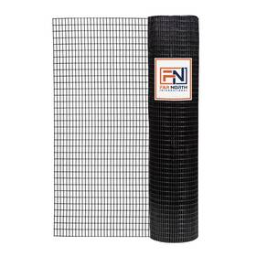 Far North International W1648501hb Welded Wire 16 Gauge Vinyl Black M 1/2 Inch X 1 4ftx50ft