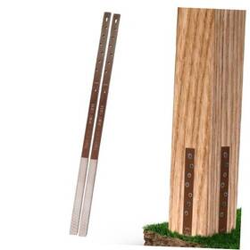 Fence-aid Ltd Postbuddy2 Pack Of 2 Easy Post Repair Kit To Fix 1 Brown -
