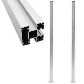 49076 Fence Posts 2 Pcs Aluminum 72.8inch