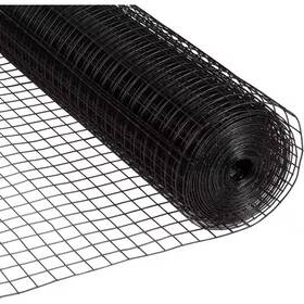 Fencer Wire 313048960978 2 Ft. X 50 16-gauge Black Pvc Coated Welded Mesh Size 1.5 Inch I