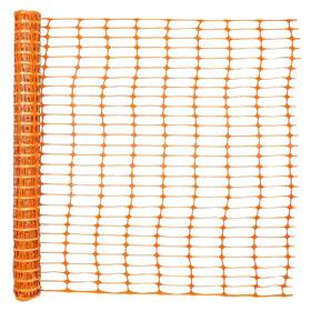 Fencer Wire 313108039064 4 Ft X 100 Outdoor Safety Fence Plastic Fencing Roll Construction Pet Orange